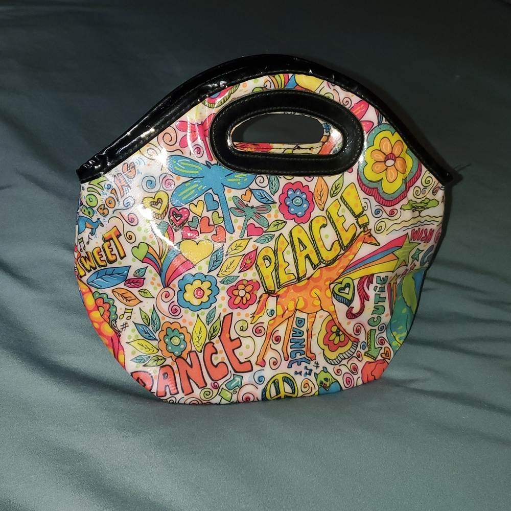 Brownie Graphic Lunch Bag with Cutout Handles Soft Vynl
